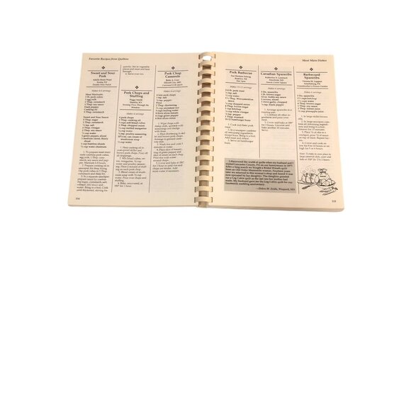 Favorite Recipes From Quilters Spiral-Bound Cookbook By Louise Stoltzfus - Picture 8 of 10